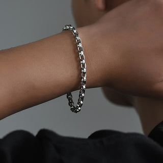 Buddha Gift 925 Sterling Silver Om Mani Padme Hum Carved Design Creativity Metal Bracelet