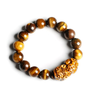 Buddha Gift Natural Tiger Eye Wealth Bracelet