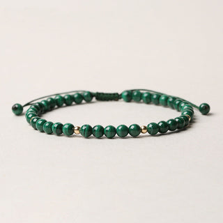 Buddha Gift Natural Malachite Protection Calmness String Bracelet