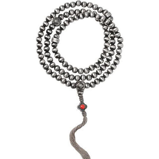 Buddha Gift 108 Mala Beads 925 Sterling Silver Red Agate Turquoise Confidence Charm Bracelet