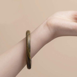 Buddha Gift Tibetan Small Leaf Red Sandalwood Ebony Green Sandalwood Protection Bracelet Bangle