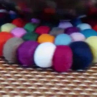 Buddha Gift Tibetan Singing Bowl Handcraft Felted Wool Cushion Decoration
