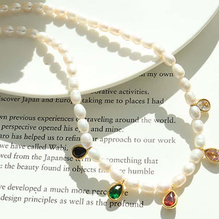 Buddha Gift Pearl Crystal Stone Purity Necklace Pendant