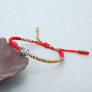 Buddha Gift Handmade Colorful King Kong Knot Buddha Serenity String Bracelet