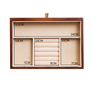 Buddha Gift Retro Solid Wood Jewelry Box Jewelry Storage Box With Drawer