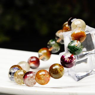 Buddha Gift Natural Various Gemstone Crystal Love Bracelet