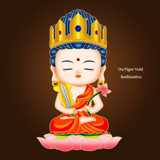 Buddha Gift Chinese Zodiac Natal Buddha Blessing Wealth Fortune Fridge Phone Sticker