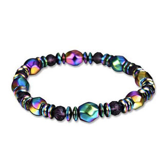 Buddha Gift Rainbow Hematite Wellness Bracelet