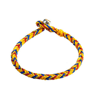 Buddha Gift "May you be safe and sound all year round" Lucky Multicolored Bracelet