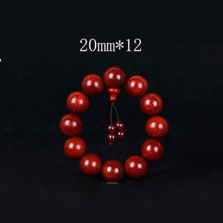 Tibetan Small Leaf Red Sandalwood Balance Bracelet (Extra 30% Off | USE CODE: FS30)