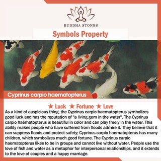 Buddha Gift White Jade Koi Fish Lotus Blessing Necklace Pendant