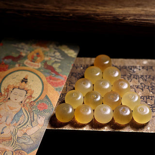 Buddha Gift Handmade Tibetan Sheep Horn Om Mani Padme Hum Auspiciousness Bracelet