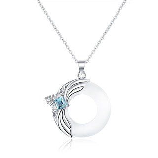 Buddha Gift Love Wings Copper Luck Healing Necklace Pendant