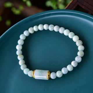 Buddha Gift Natural Jade Luck Prosperity Bracelet