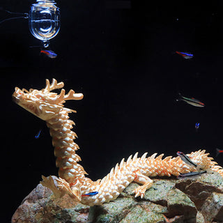 Buddha Gift Feng Shui Dragon Luminous 3D Printed Dragon Luck Success Home Decoration