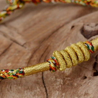 Buddha Gift Handmade Colorful King Kong Knot Protection Braid String Bracelet