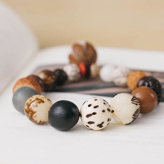 Buddha Gift Bodhi Seed Lotus Wisdom Peace Wrist Mala Bracelet