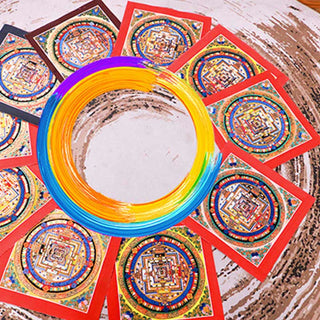 Buddha Gift Tibetan Handmade Thangka Mandala Painting Blind Box Random Color Pattern