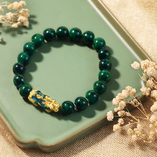 Buddha Gift FengShui PiXiu Jade Protection Bracelet