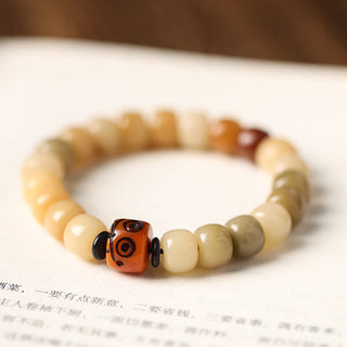Buddha Gift Natural Bodhi Seed The Lord of the Corpse Forest Om Mani Padme Hum Wisdom Bracelet