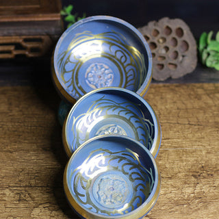 Buddha Gift Tibetan Sound Bowl Handcrafted for Relaxation Meditation Prayer Singing Bowl Set