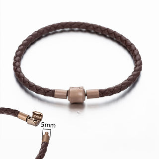 Buddha Gift Vintage Leather Rope Luck Braid String Bracelet
