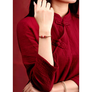 Buddha Gift Handmade Dunhuang Color Luck Braid String Bracelet