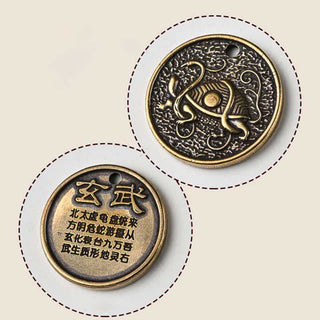 Buddha Gift Four Symbols Azure Dragon White Tiger Vermilion Bird Black Tortoise Key Chain