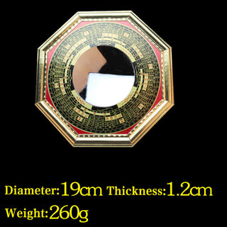 Buddha Gift Feng Shui Bagua Map Balance Harmony Living Room Energy Map Mirror