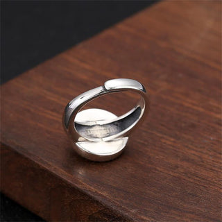 Buddha Gift Tibetan Om Mani Padme Hum Peace Rotatable Ring