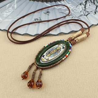 Buddha Gift Mandala Pattern Beads Creativity Necklace Pendant