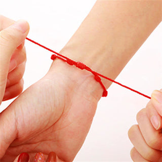 Buddha Gift 4Pcs Evil Eye Seven Knot Red String Protection Bracelet
