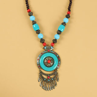 Buddha Gift Tibetan Retro Beads Tassel Hair Decoration Hair Accessories