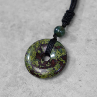 Buddha Gift Lucky Coin Pendant Healing Crystal Gemstone Necklace