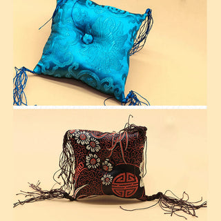 Buddha Gift Tibetan Singing Bowl Cushion Decoration with Tassel Decoration