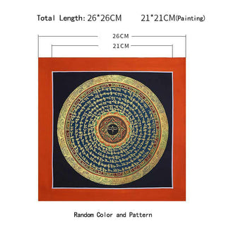 Buddha Gift Tibetan Handmade Thangka Painting Spiritual Blessing Blind Box Random Color Pattern