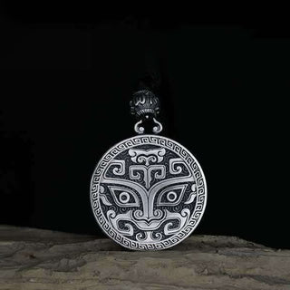 Buddha Gift Lucky FengShui Mythological Creature Taotie Wealth Necklace Pendant
