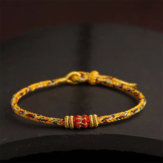Buddha Gift Handmade Colorful Rope King Kong Knot Braided Luck Bracelet