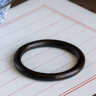 Buddha Gift Tibetan Small Leaf Red Sandalwood Ebony Green Sandalwood Protection Bracelet Bangle