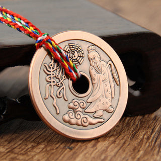 Buddha Gift Taoism Yin Yang Symbol Protection Pendant Decoration Amulet