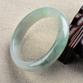 Buddha Gift Natural Jade Luck Healing Prosperity Bangle Bracelet