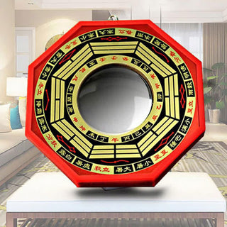 Buddha Gift Feng Shui Bagua Map Balance Living Room Energy Map Mirror