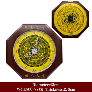 Buddha Gift Feng Shui Bagua Map Balance Energy Map Wall Clock
