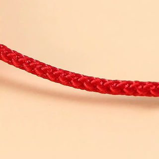 Buddha Gift Handmade 999 Sterling Silver Year of the Dragon Cute Chinese Zodiac Luck Braided Bracelet