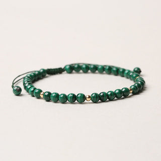Buddha Gift Natural Malachite Protection Calmness String Bracelet