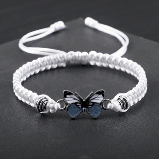 Buddha Gift Butterfly Freedom Love String Charm Bracelet
