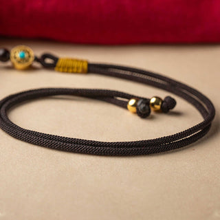 Buddha Gift Natural Cinnabar Wish Ruyi Peace Blessing Car Hanging Decoration