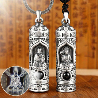 Buddha Gift Chinese Zodiac Natal Buddha Projection Prosperity Necklace Pendant