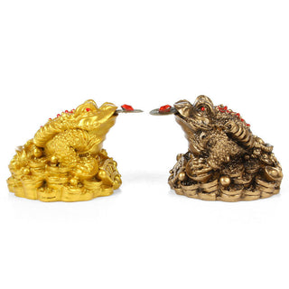 Buddha Gift FengShui Wealth Lucky Frog Decoration