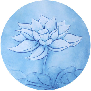Buddha Gift Lotus Mandala Pattern Foldable Yoga Meditation Seat Mat Home Decoration